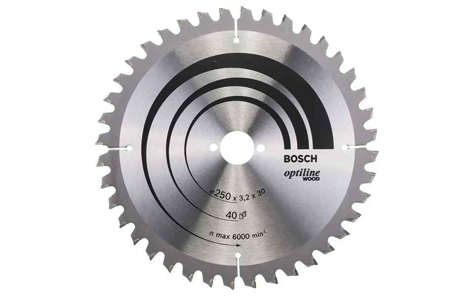 Bosch Kap & Geringsavkl 250x3,2x30 Mm 40 Tdr - 2608640643