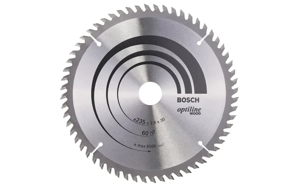 Bosch Rundsavsklinge Optiline Ø235x2,8x30 25mm 60t - 2608641192