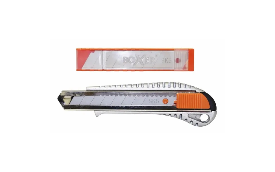 Boxer Hobbykniv 18 Mm Inkl. 10 Ekstra Knivblade