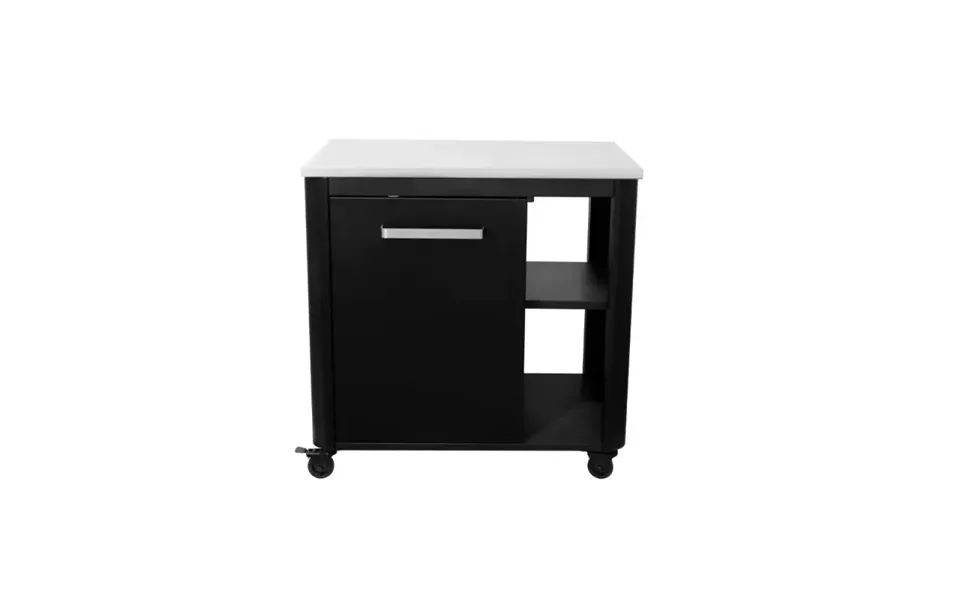 Cozze Udekøkken 90 Med Rustfrit Stålbord - 1 Dør Og 4 Hjul