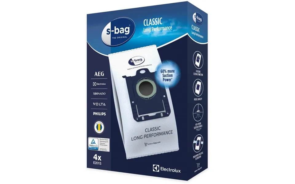 Electrolux E201s S-bag Støvsugerposer