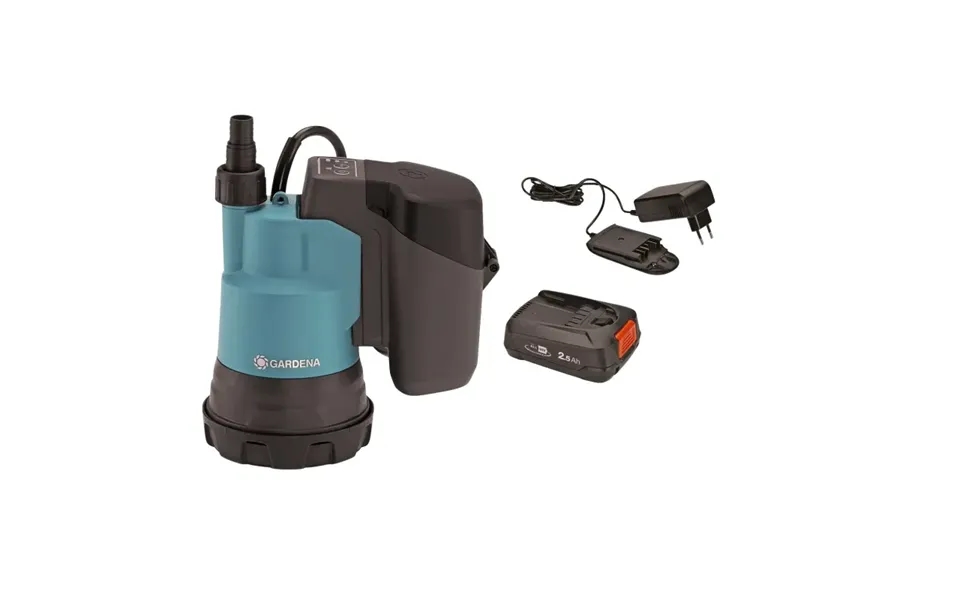 Gardena Dykpumpe 2000 2 18v Inkl Batt Og Lader - 14600-20