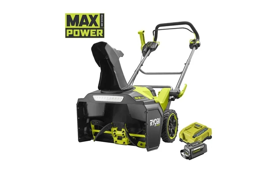 Ryobi 36v Kulfri 53 Cm Sneglassisteret Sneslynge 1x 6,0 Ah - Ry36stx53b-160