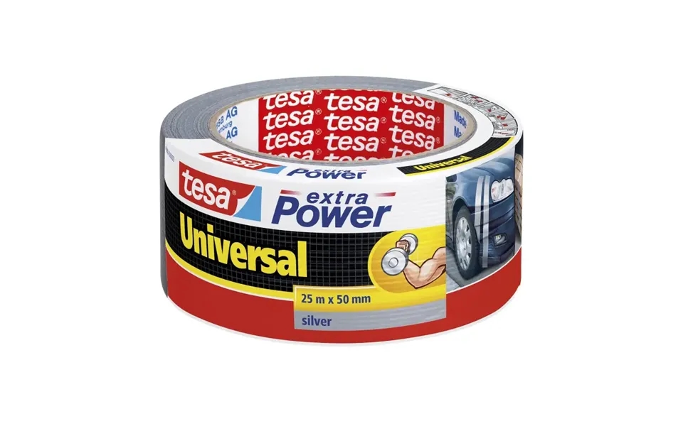Tesa Extra Power Universal 25 M X 50 Mm Silver