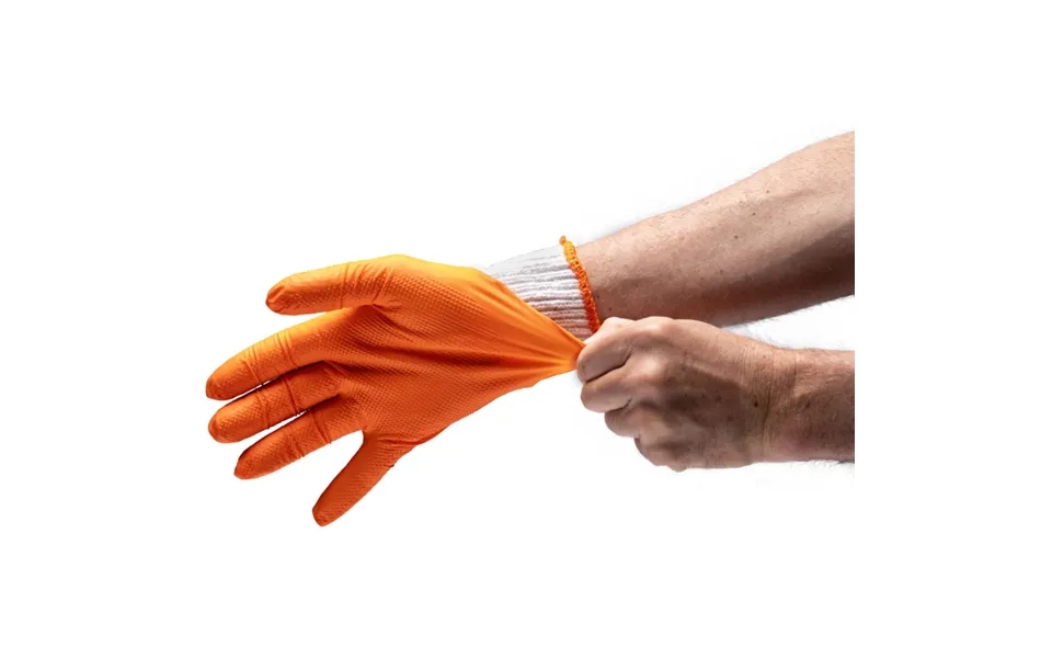 Traeger Handskesæt, 25 Nitrilhandsker Og 1 Bomuldshandske - Bac826