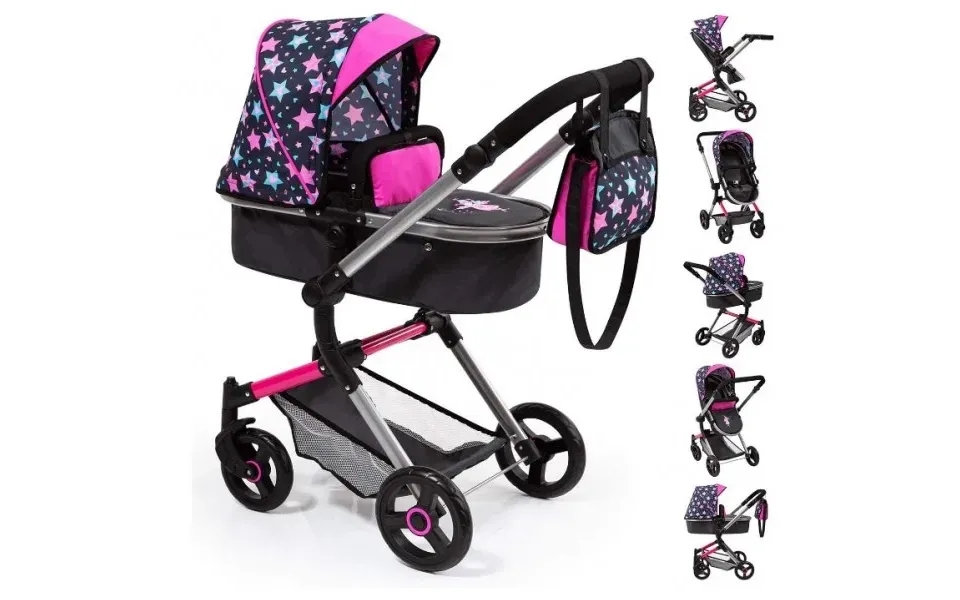 Bayer Combi Vario Stars - Smart 2-i-1 Dukkevogn