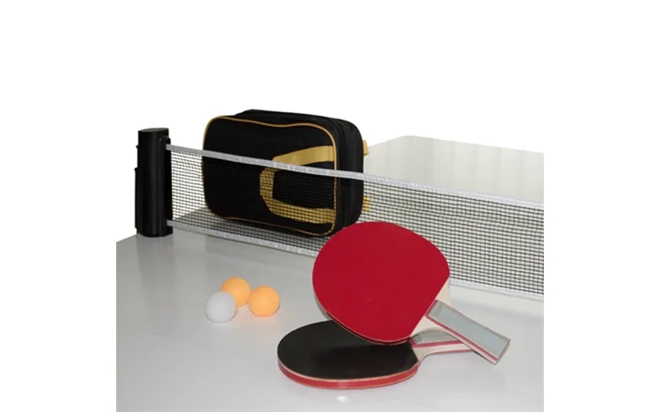 Bordtennisnet M Justerbar Bredde 2 Bat Og 3 Bolde - Så Kan I Spille Overalt