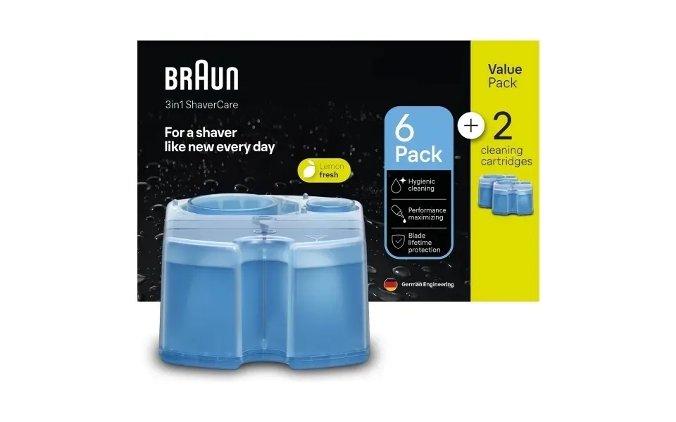 Braun Ccr6 2 Rensevæske 3i1 Shavercare