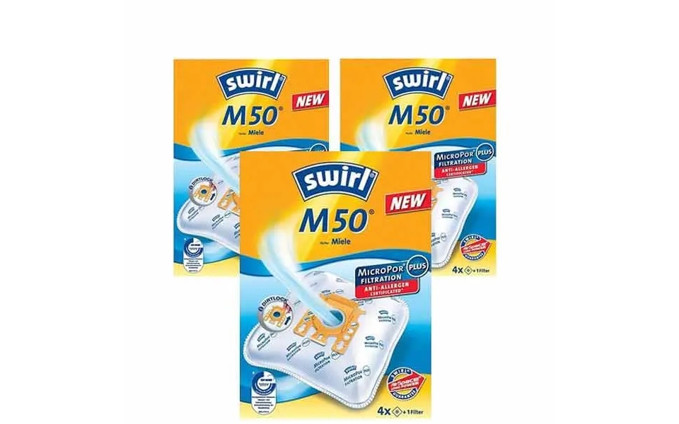 Miele Støvsugerposer 3-pak - Swirl M50