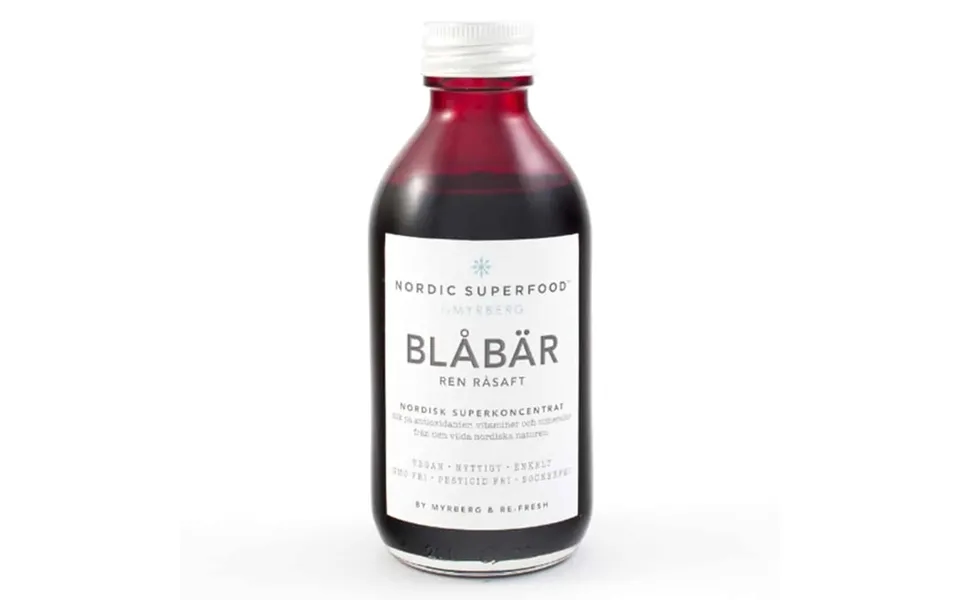 Nordic Superfood Raw Juice Concentrate Blueberry 195ml