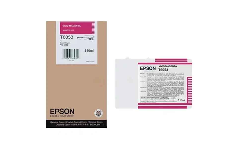 Epson Epson T6053 Blækpatron Magenta T6053 Modsvarer N A