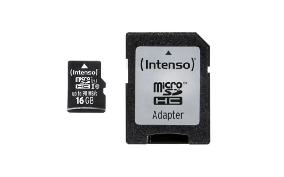 Intenso Intenso Micro Sd 16gb Uhs-i Professional 4034303022304 Modsvarer N A