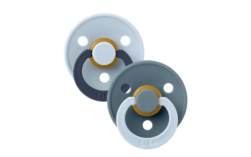 Bibs Studio Colour 2 Pack Fusion Latex Size 2 Baby Blue Petrol Mix