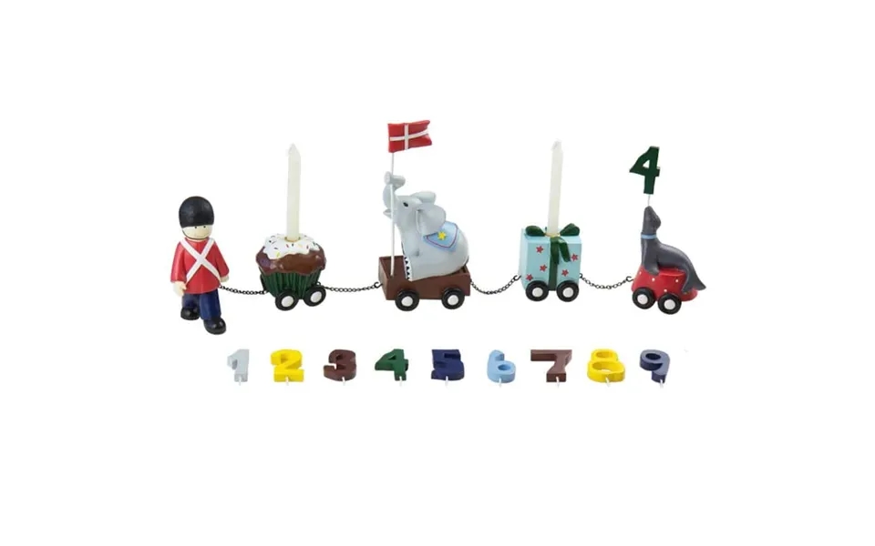 Kids By Friis Fødselsdagstog Garder Med 9 Tal