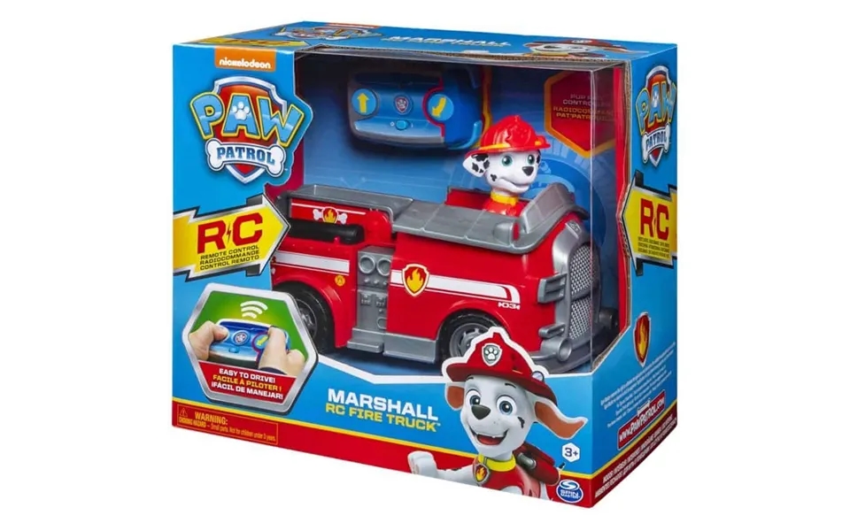 Paw Patrol Marshall Fjernbetjent Brandbil
