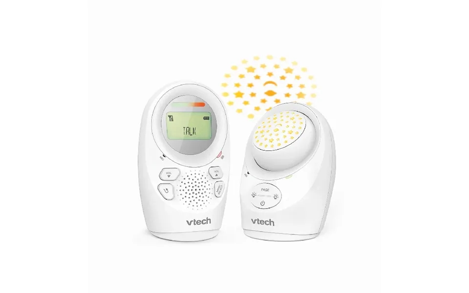 Vtech Dm1212 Babyalarm Med Natlys Og Projektering Af Lys