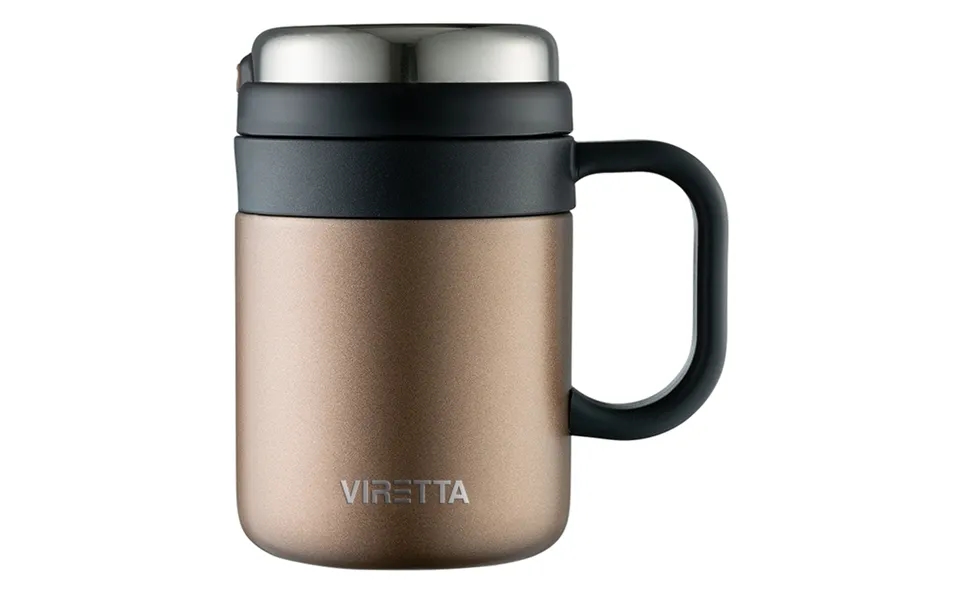 Viretta Premium Kaffe & Te Termokop Til Rejse - Brun