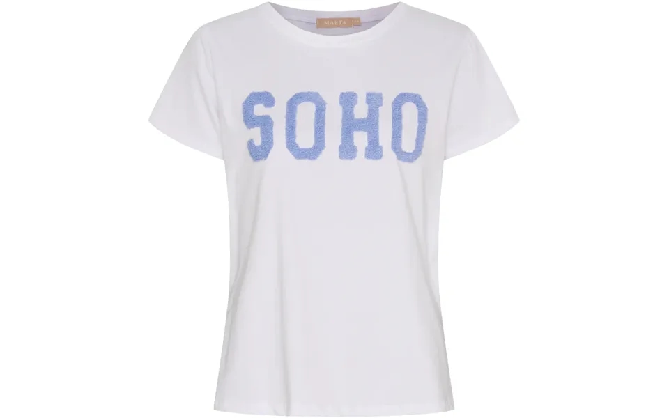 Marta Du Chateau Dame T-shirt Mdcherdis 84275 - White Sky