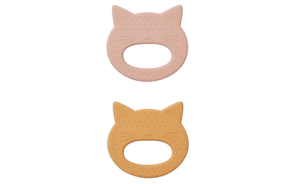 Liewood Geo Bidering 2-pak Cat Rose Yellow Mellow