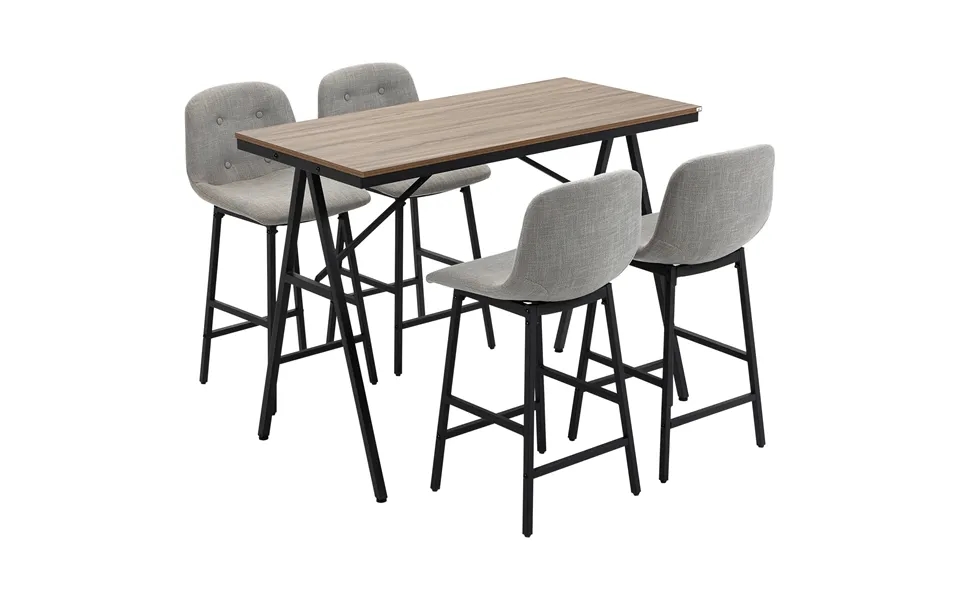 Barbord Med Barstole I Industrielt Design - Knapsyninger