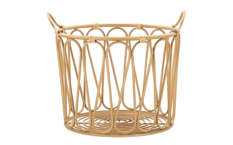 Boho Chic Kurv I Metal Og Plast - 49x6x42 Cm