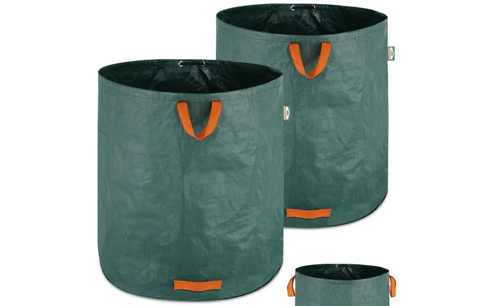 Haveaffaldspose 2 Stk Grøn 500l