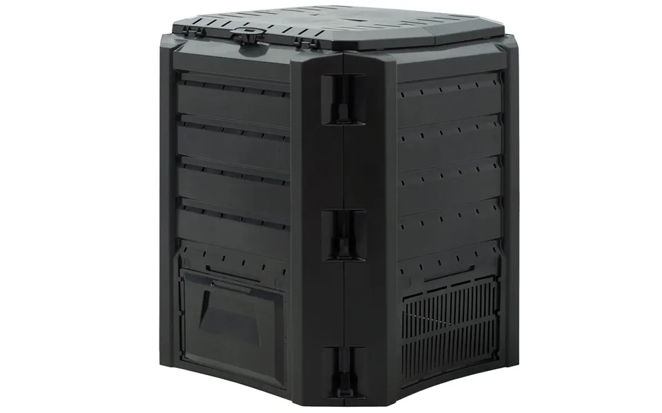 Hotbin Composter Black 380l 72x72x83cm