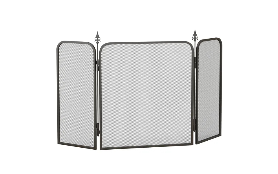 Sammenklappelig Metalpejs Gnistbeskyttelse - 96 X 1,3 X 56 Cm