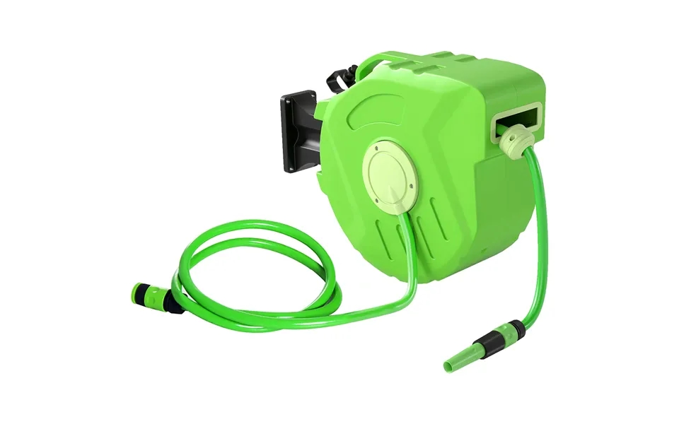Slangeopruller 15 1,5m Slangeopruller Automatisk Drejelig Tryklufthave 180â Drejelig Trykluftslange Grøn
