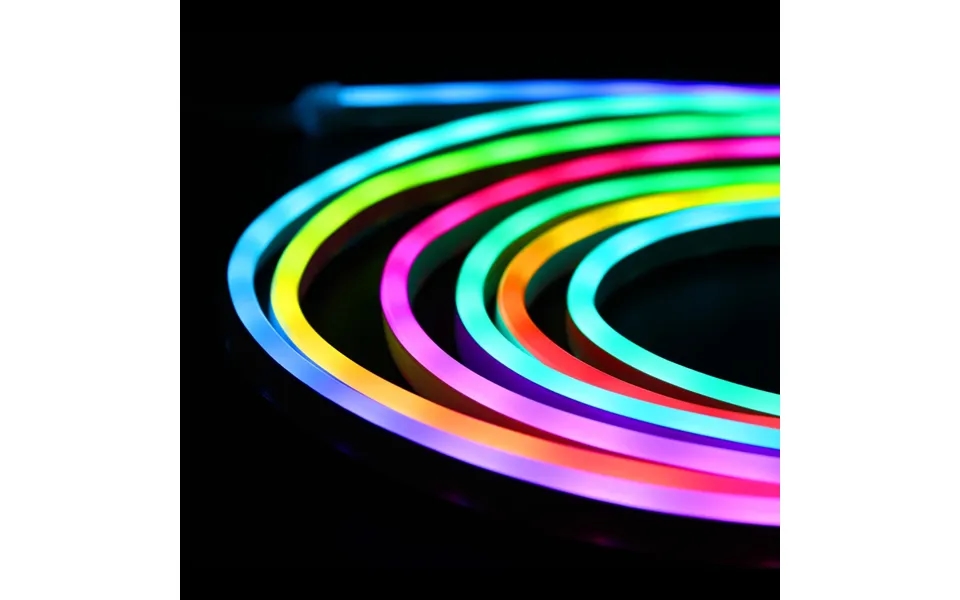 5m Rgbic Neon Flex Komplet Sæt 7x14 Neonflex - Usb, Bluetooth App, Fjernbetjening