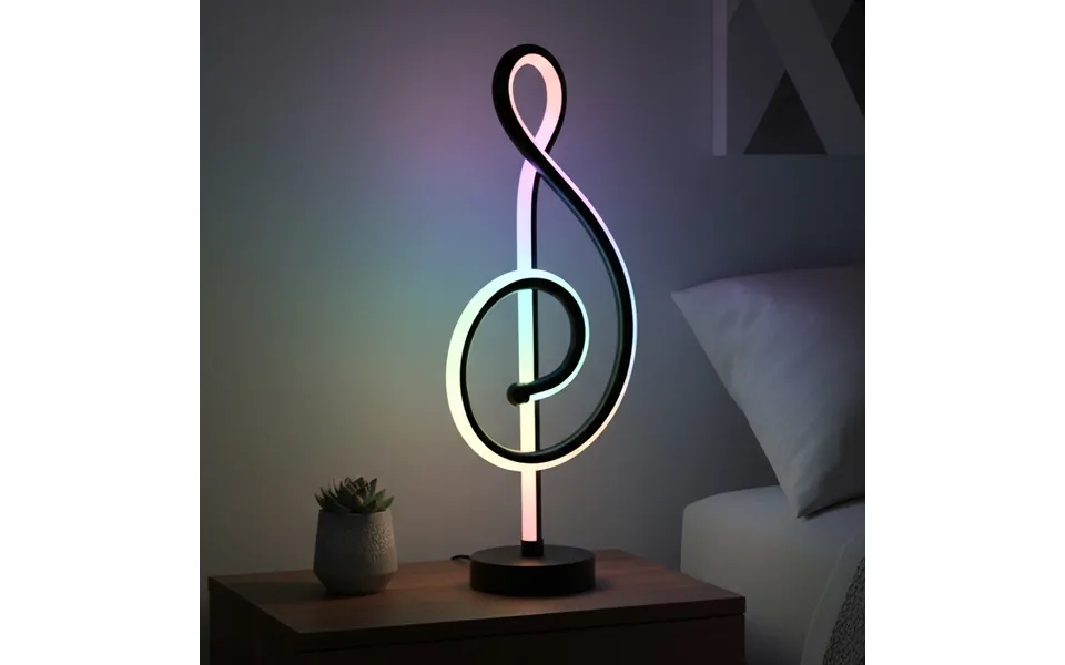 Musiknøgle Rgbic Lampe - 42cm, Bluetooth, 5v Usb