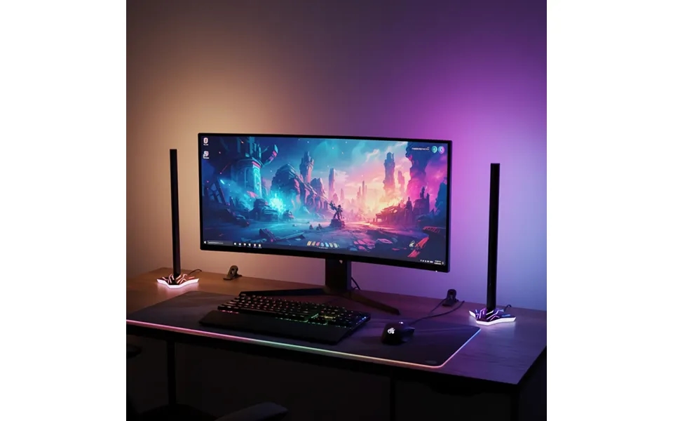 Rbgic Lysbar Med Skærmsynkronisering - 2 Stk.