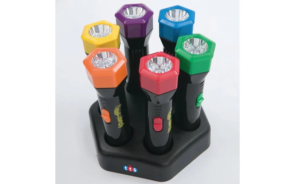 Easi Led Lommelygtesæt Med 6 Lygter - Inkl. Oplader