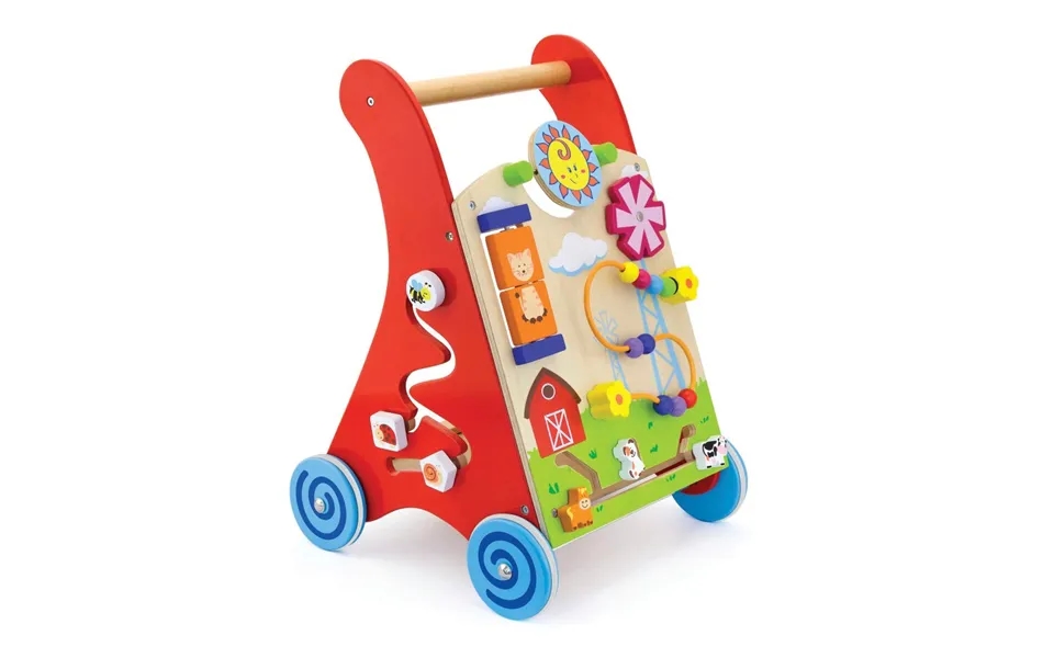 Gåvogn - Aktivitets Gåvogn I Træ Viga