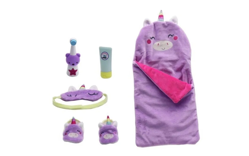 Happy Friend Godnat Sæt Med Enhjørning 6 Dele