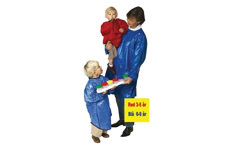 Maleforklæde Til Børn - Rød