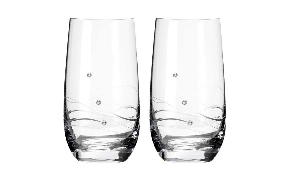 Clio Highball Med Swarovski Krystaller - 2 Stk.