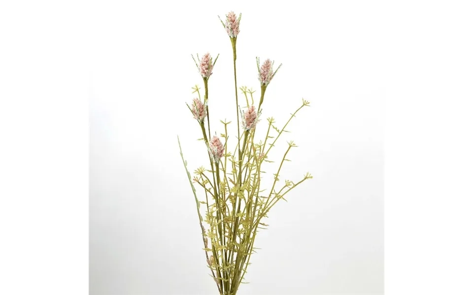 Creamfarvet Græs Med Et Touch Af Lys Lilla - 55 Cm