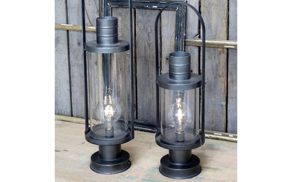 Fransk Enkel Led Lanterne - 63 Cm