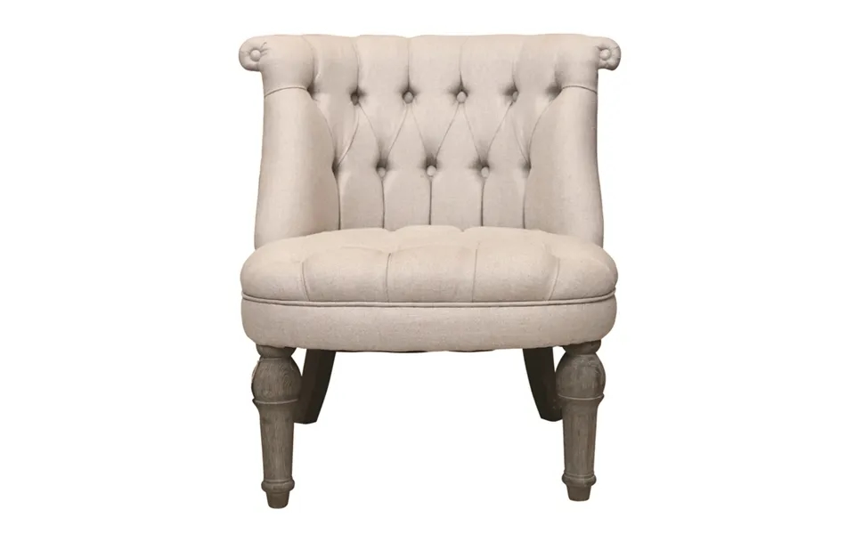 Fransk Lænestol I Hør