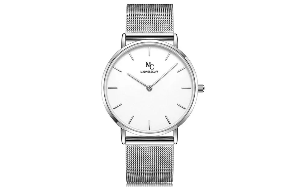 La Classic Silver White - Gold Mesh