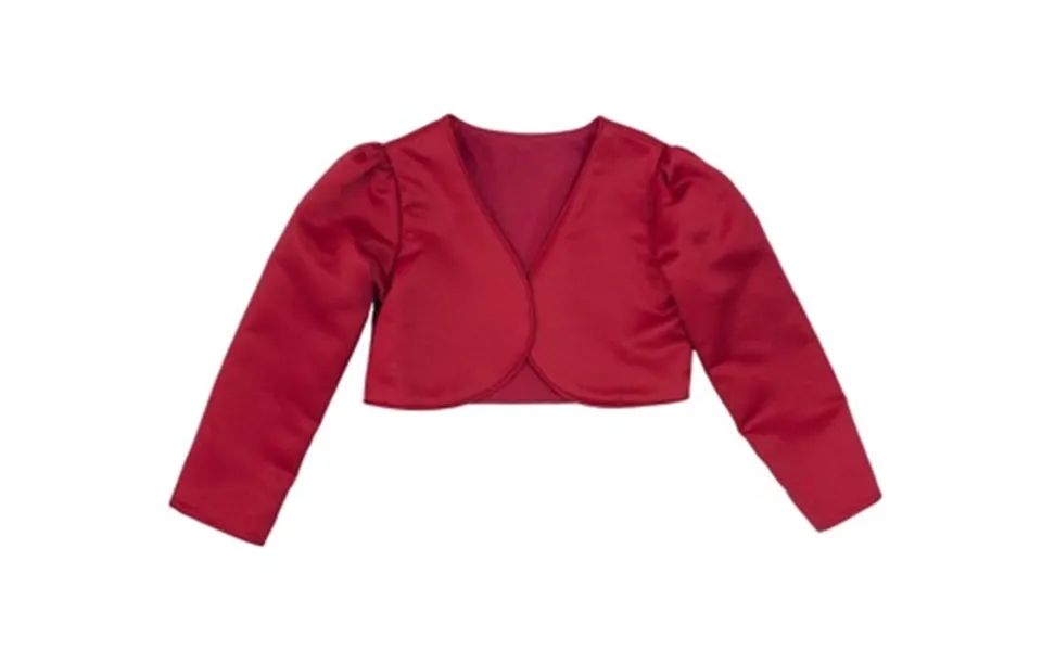 Børnebolero I Satin Liva My - Rød