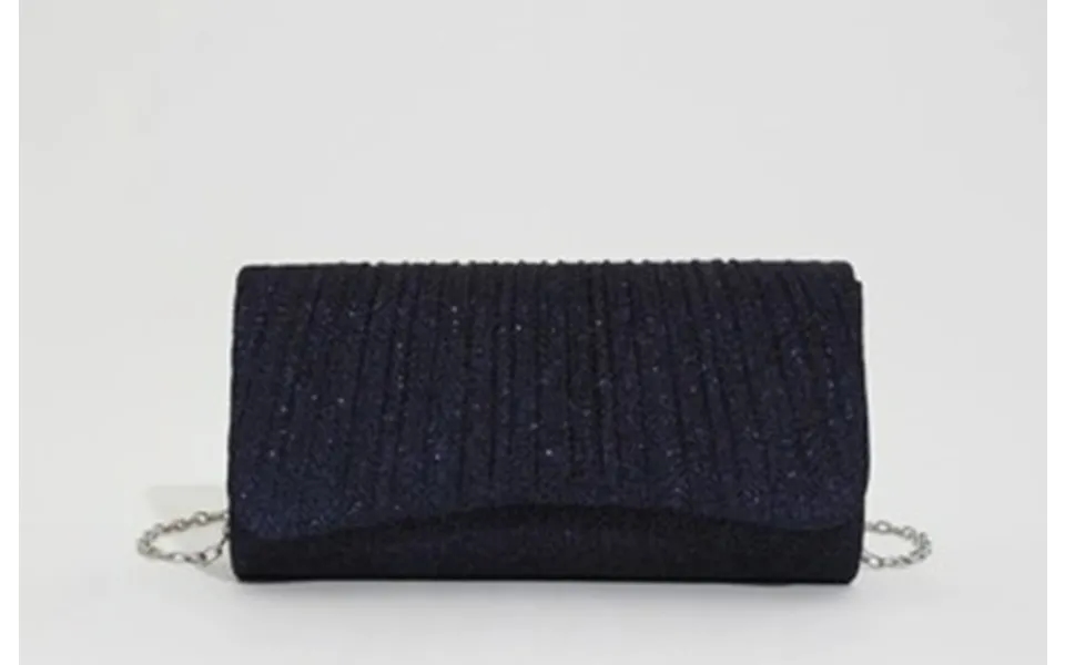 Fest Clutch Miss Diva, Navy - Sød Enkel Festtaske I Navy Med Glitter