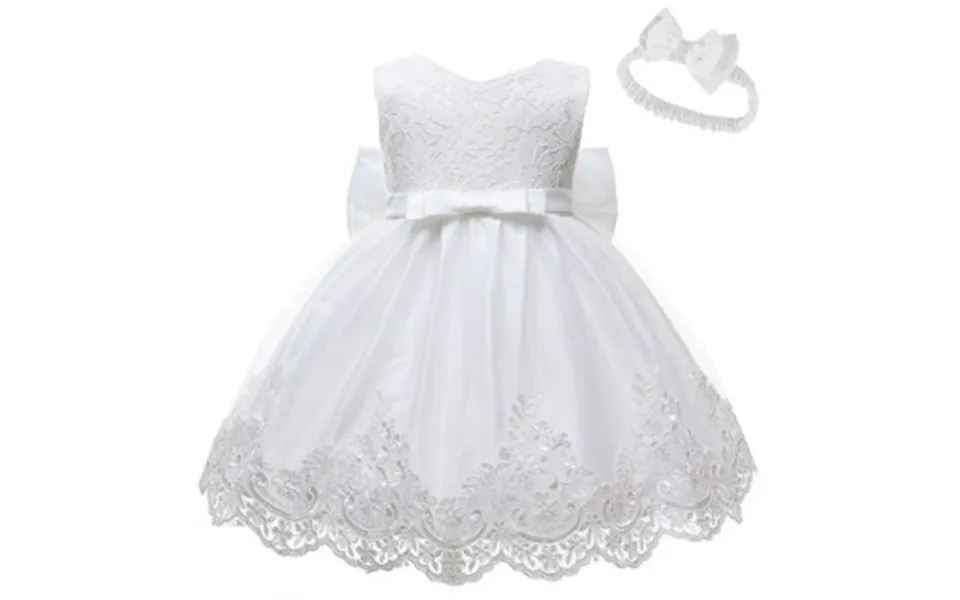 Festkjole Til Baby Little Emilie - Hvid