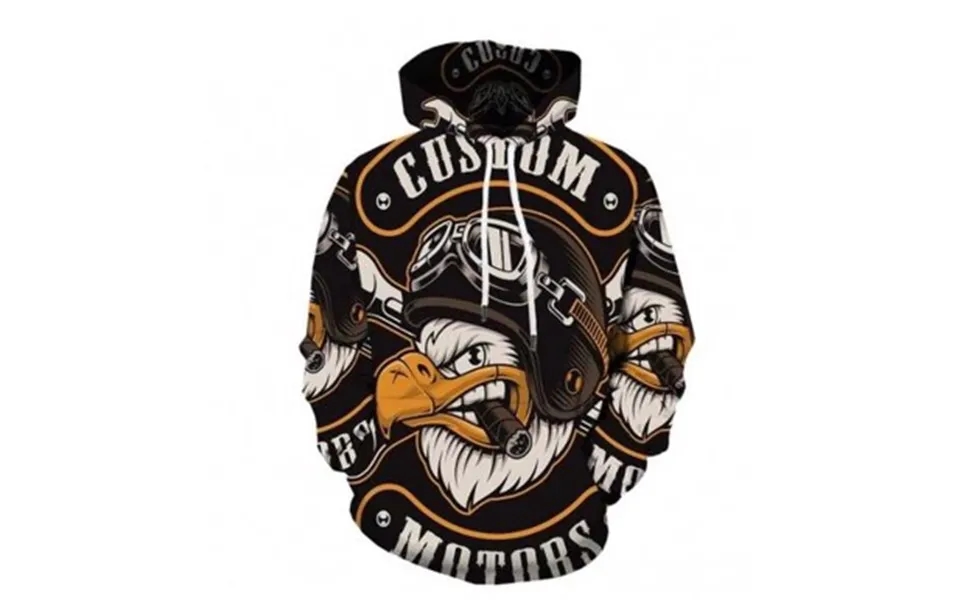 Hoodies 3d Print - Smooking Eagle