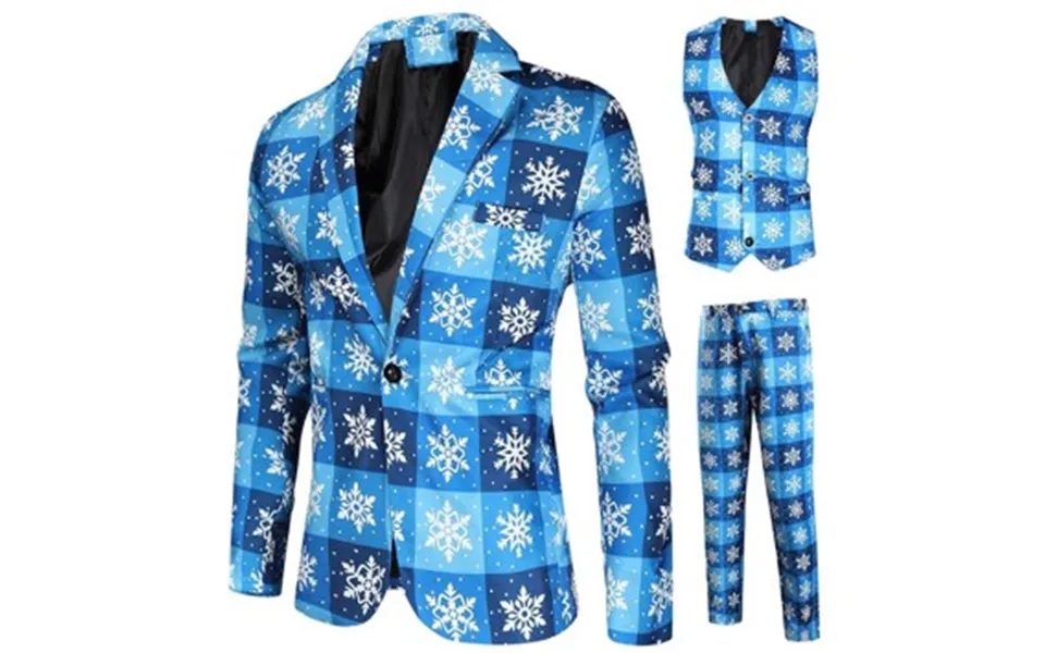 Julejakkesæt I 3 Dele - Mister Blue Snowflake