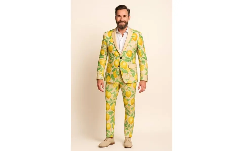 Opposuits Jakkesæt Til Mænd - Mister Lemon Zest Det Frækkeste Jakkesæt I Citrusland