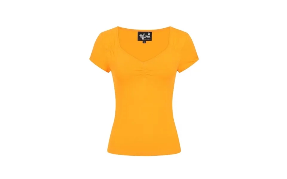 Top Mia - Orange Sød Top I Orange
