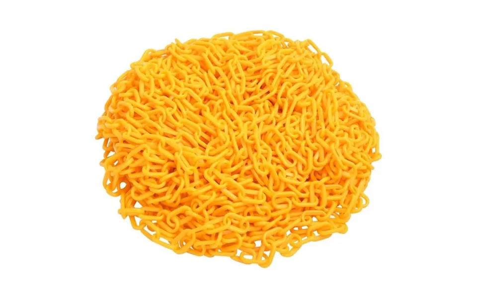 Advarselskæde 100 M Ø6 Mm Plastik Gul