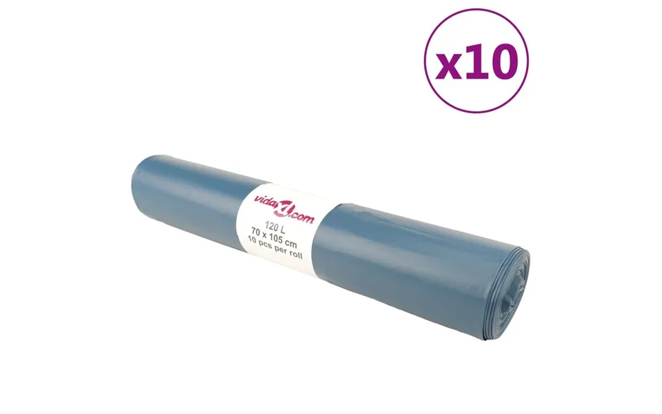 Affaldsposer 100 Stk. 120 L Blå